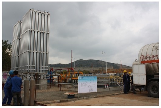 我市首座LNG釋放站建成，燃?xì)獗９┠芰⒂兴嵘?>                            <div   id="59qhimr"   class="con">
                                <span id="59qhimr"    class="title">我市首座LNG釋放站建成，燃?xì)獗９┠芰⒂兴嵘?/span>
                                <p class="des">
	10月30日，我市首座液化天然氣（LNG）釋放站在北部新城高中壓站內(nèi)建成并投入運(yùn)行，現(xiàn)每天的正常補(bǔ)充量達(dá)到3萬方。該站設(shè)計(jì)氣化能力3000方/小時(shí)，如連續(xù)氣化可以增加供應(yīng)量8萬方/日，將提升我市燃?xì)獗９┠芰Α?


	&nbsp;


	我市由于處于川氣東送供氣范圍，受上游供氣不足等因素影響，氣源一直較為緊張。隨著天然氣市場的快速發(fā)展，客戶量不斷增加，特別是工業(yè)客戶的增加和增產(chǎn)，用...</p>
                            </div>
                            <div   id="59qhimr"   class="time">
                                <span id="59qhimr"    class="day">27</span>
                                <span id="59qhimr"    class="year-month">2013-11</span>
                            </div>
                        </a>
                    </li>
                                        <li>
                        <a href="show.php?Id=105" target="_blank">
                            <img src=
